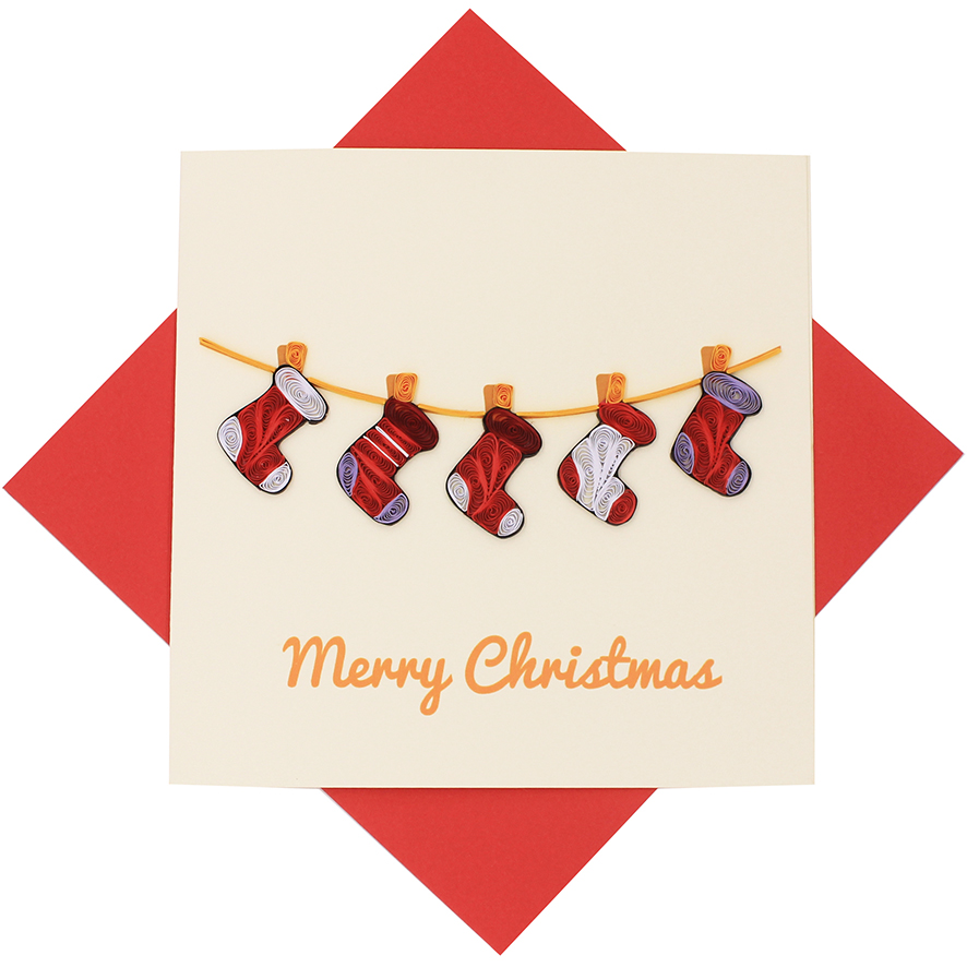 Quilling Christmas Card 18